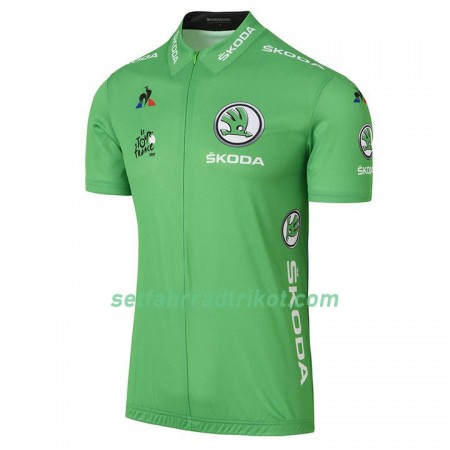 Grünes Radtrikot kurzarm 2017 Tour De France